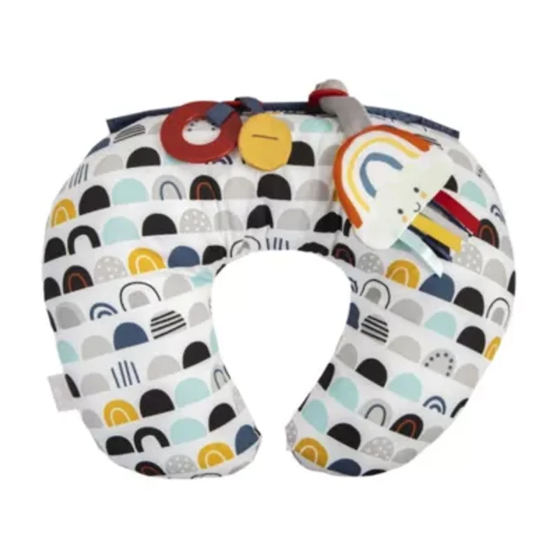 Boppy Tummy Time Prop Pillow Black & White Rainbows