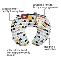 Boppy Tummy Time Prop Pillow Black & White Rainbows