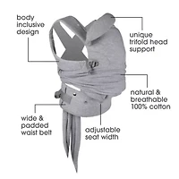 Boppy ComfyGrow Hybrid Baby Carrier Dove Gray