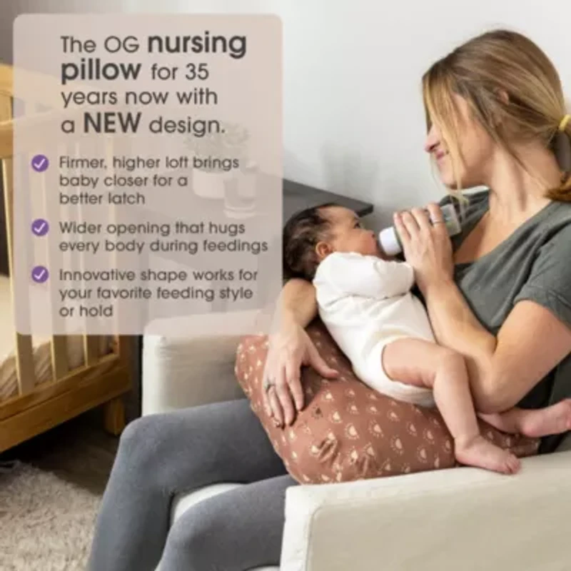 Boppy New Nursing Pillow Clay & Gold Suns