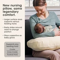 Boppy New Luxe Nursing Pillow Oatmeal Boucle