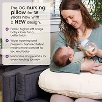 Boppy New Luxe Nursing Pillow Oatmeal Boucle