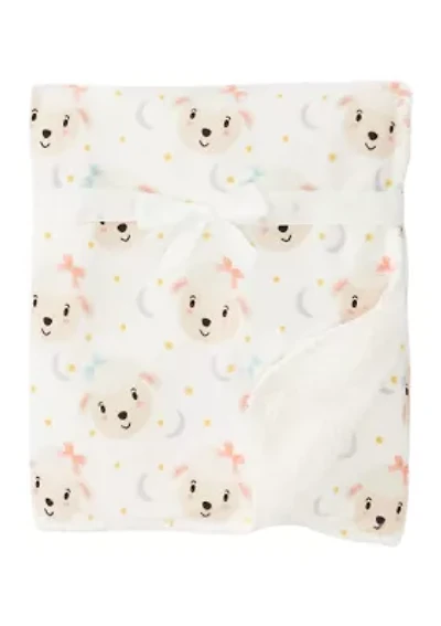 Lamb Printed Receiving Blanket