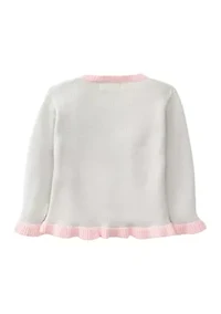 Baby Girls Fox Appliqué Sweater