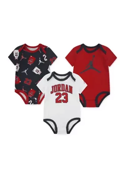 Baby Boys Jersey Bodysuits - 3-Pack