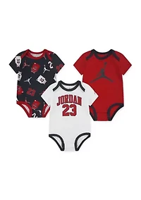 Baby Boys Jersey Bodysuits - 3-Pack