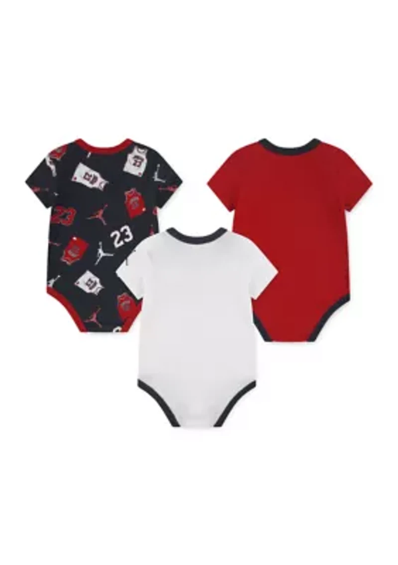 Baby Boys Jersey Bodysuits - 3-Pack