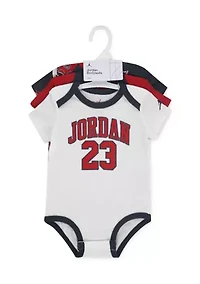 Baby Boys Jersey Bodysuits - 3-Pack