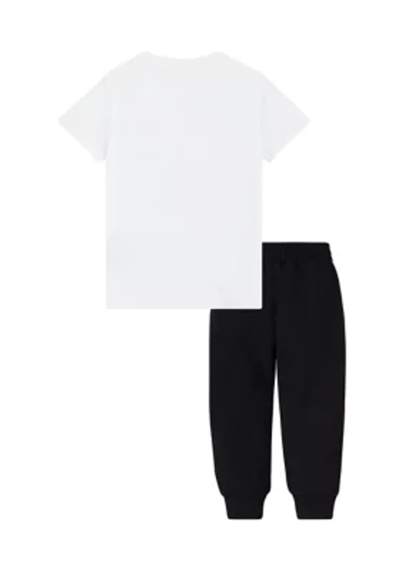 Baby Boys Jersey Graphic T-Shirt and Joggers Set