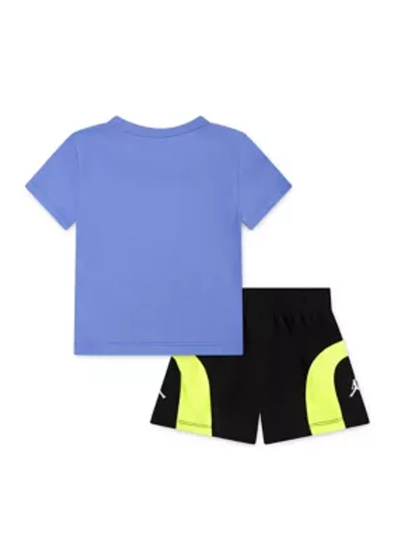 Baby Boys Flight Club Era Graphic T-Shirt and Shorts Set