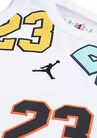 Toddler Boys 23 Mashup Printed T-Shirt and Shorts Set