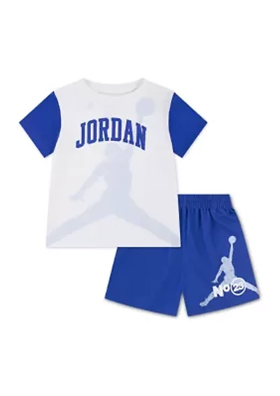Toddler Boys Mesh Shorts Set