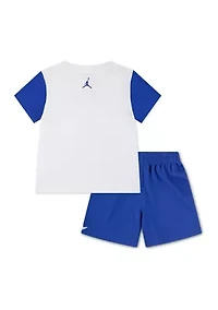 Toddler Boys Mesh Shorts Set