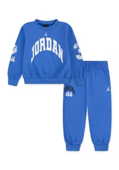 Toddler Boys Logo Graphic Sweatshirt and Joggers Set