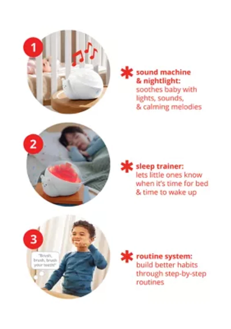 3-in-1 Smart Snail Sound and Routine Machine