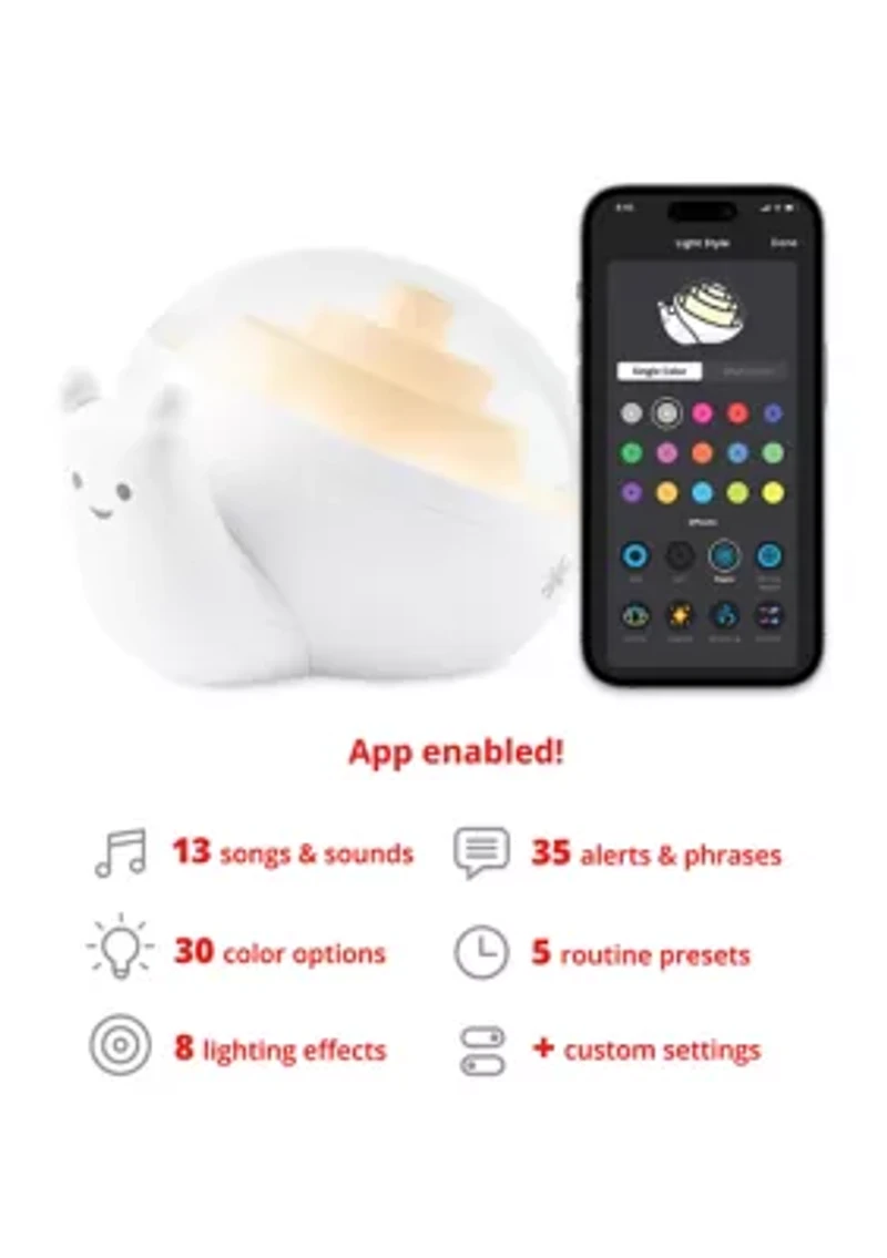 3-in-1 Smart Snail Sound and Routine Machine