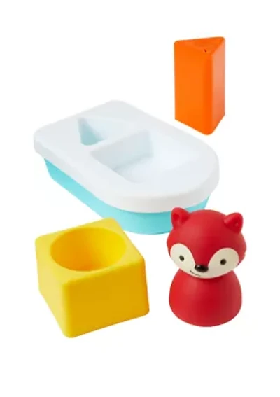 Zoo Sort & Stack Boat Baby Bath Toy