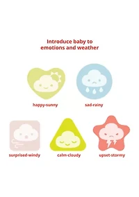 Baby Silver Lining Cloud Feelings Shape Sorter Toy