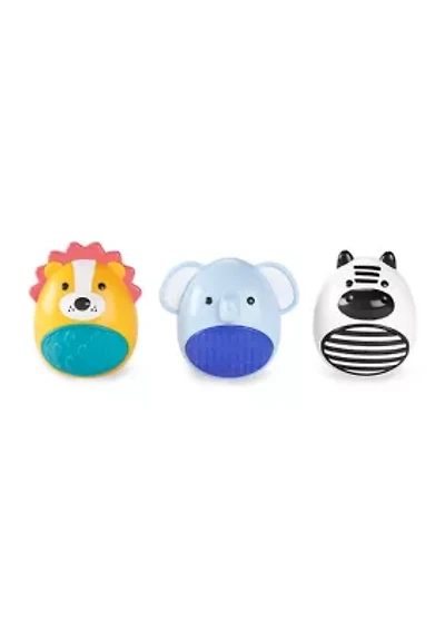 Jungle Egg Shaker Rattle Toys - 3 Pack