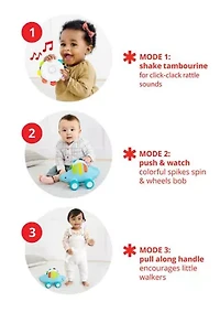 Explore More Shaking Stegasaurus 3-in-1 Musical Toy