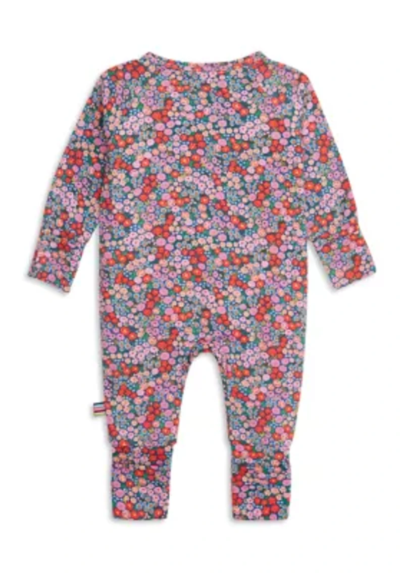 Baby Girls Gilded Lily Magnetic Footie Pajama