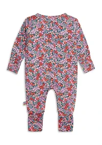 Baby Girls Gilded Lily Magnetic Footie Pajama