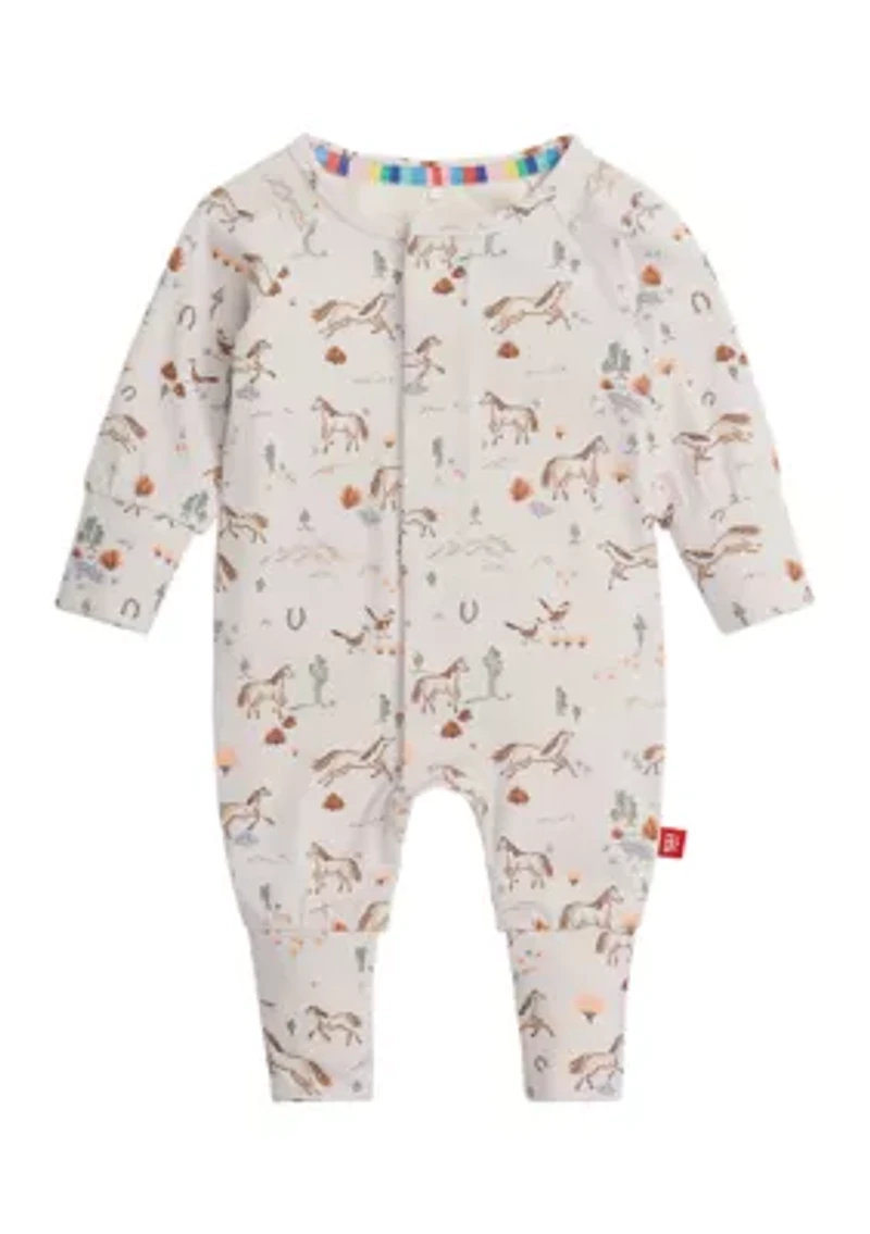 Baby Girls Born to Run Coverall