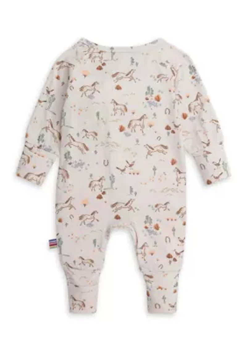 Baby Girls Born to Run Coverall