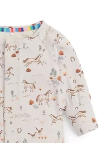 Baby Girls Born to Run Coverall