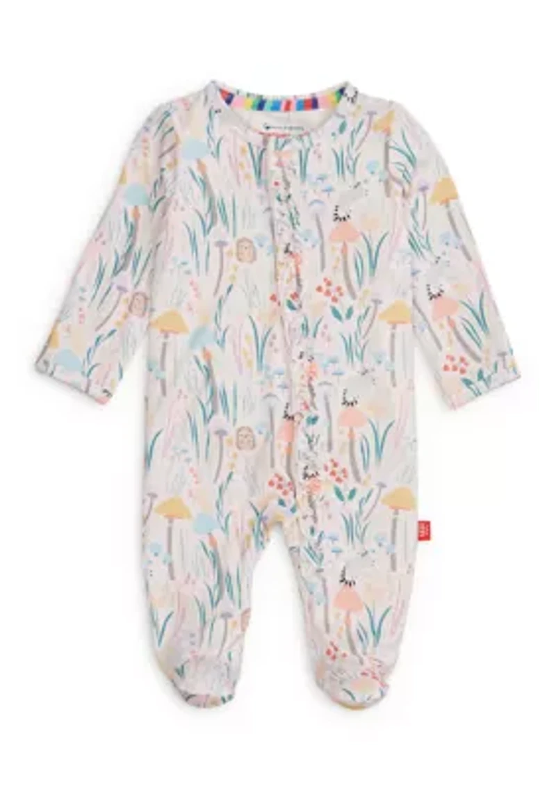 Baby Girls Shroom and Bloom Footie Pajama