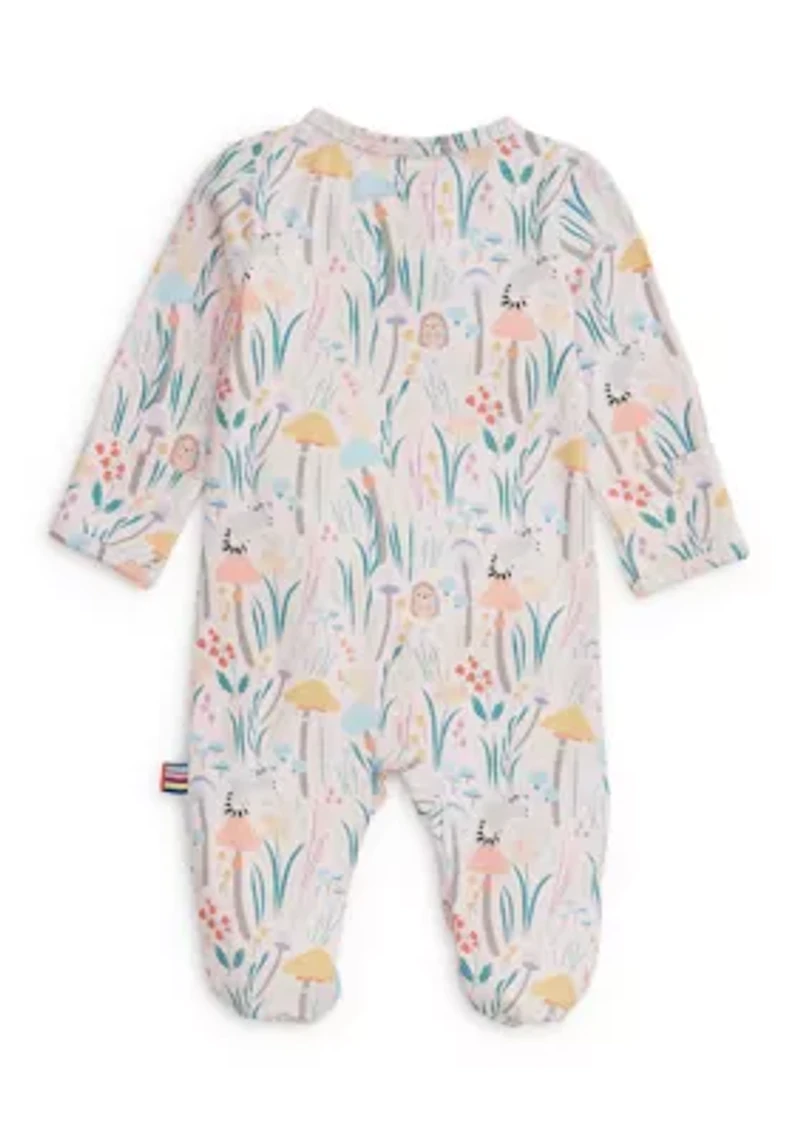 Baby Girls Shroom and Bloom Footie Pajama
