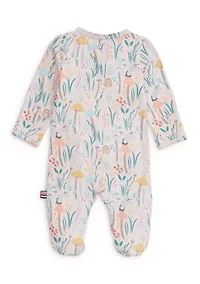 Baby Girls Shroom and Bloom Footie Pajama