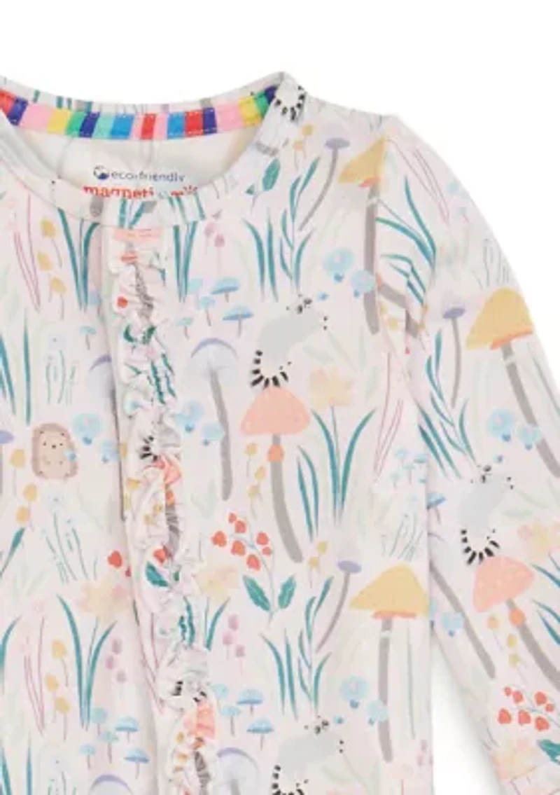Baby Girls Shroom and Bloom Footie Pajama
