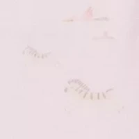 Baby Girls Pink Safari Printed Footie Pajamas