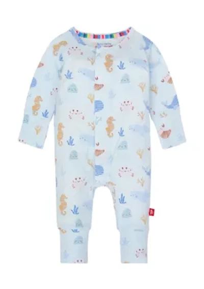 Baby Boys Jubilee Convertible Printed Footie Pajamas
