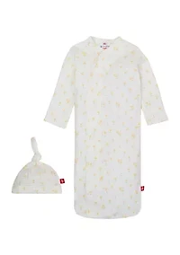 Baby Girls Evangeline Printed Nightgown Set