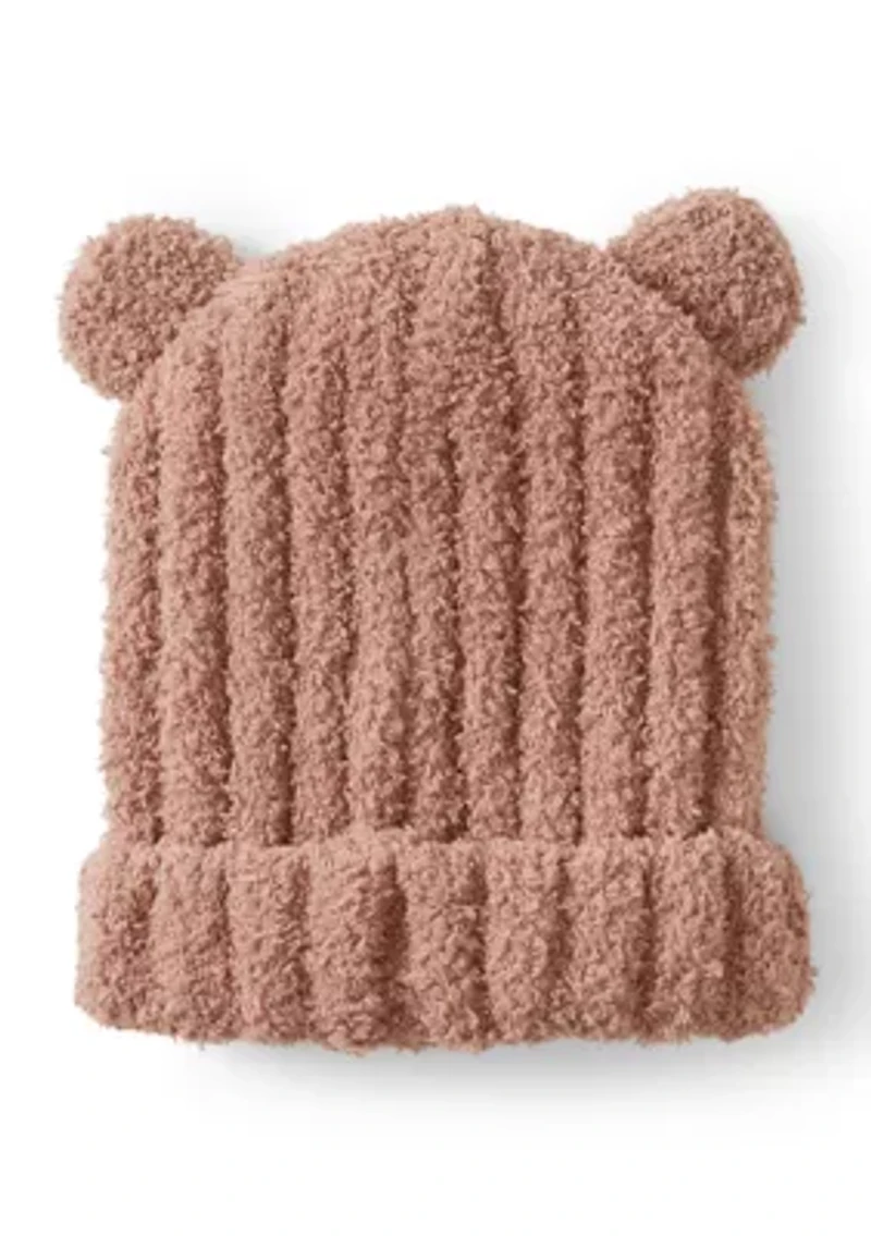 Boys Bear Hat and Mittens Set