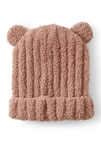 Boys Bear Hat and Mittens Set