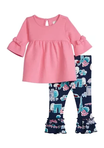 Baby Girls Quilted Top Set