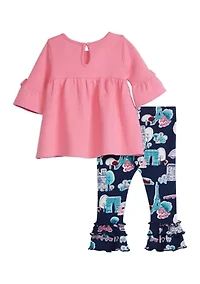 Baby Girls Quilted Top Set