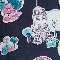 Toddler Girls Printed Ruffle Dress