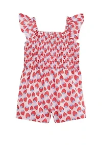 Baby Girls Printed Ruffle Romper
