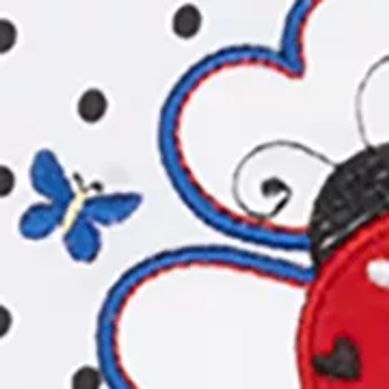 Baby Girls Dot Print Ladybug Top and Leggings Set