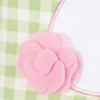 Baby Girls Check Print Bunny Set