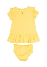 Baby Girls Butterfly Dress and Bloomer