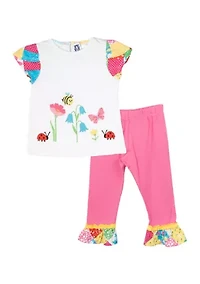 Baby Girls Butterfly Flowers Set