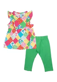 Baby Girls Patchwork Set