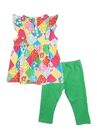 Baby Girls Patchwork Set