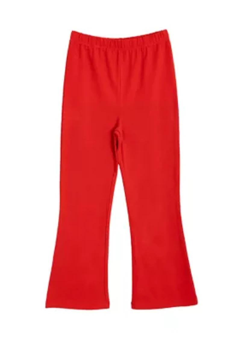 Toddler Girls Solid Flare Leggings