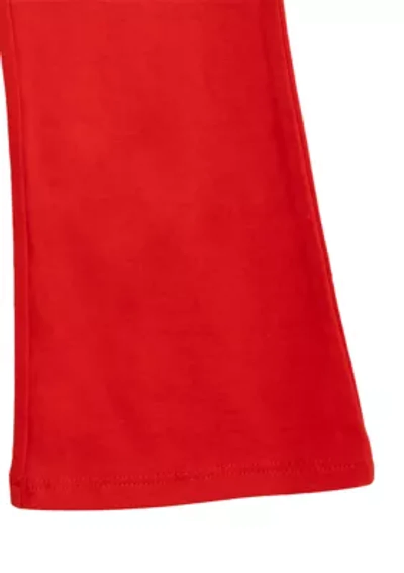 Toddler Girls Solid Flare Leggings